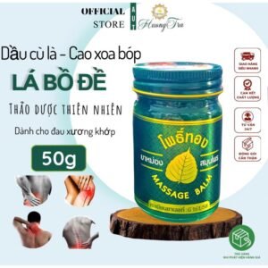 Dầu Cù Là - Cao Xoa Bóp Lá Hiệu Bồ Đề Massage Balm Thái Lan 50g