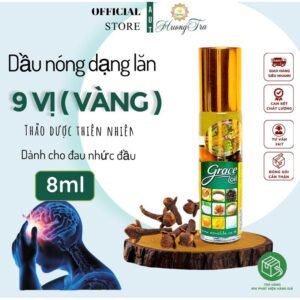 Dầu lăn sâm 9 vị thảo dược Gold Grace Oil 8ml