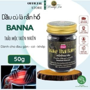 Dầu Cù Là Rắn - Cao Rắn Hổ Xoa Bóp Snake Thai Balm 50g