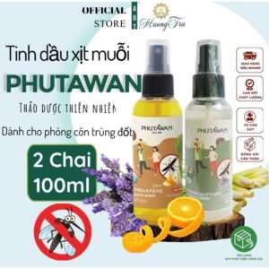 Combo 2 Chai Tinh Dầu Xịt Muỗi Và Côn Trùng Phutawan Citronella Fitz Fitz 100ml
