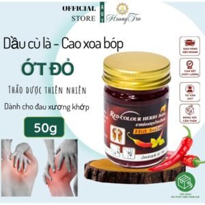Dầu Cù Là Trái Ớt Đỏ Red Colour Herbs Balm 50g