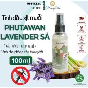 Tinh Dầu Xịt Muỗi Và Côn Trùng Hương Lavender Sả Phutawan Citronella Fitz Fitz 100ml